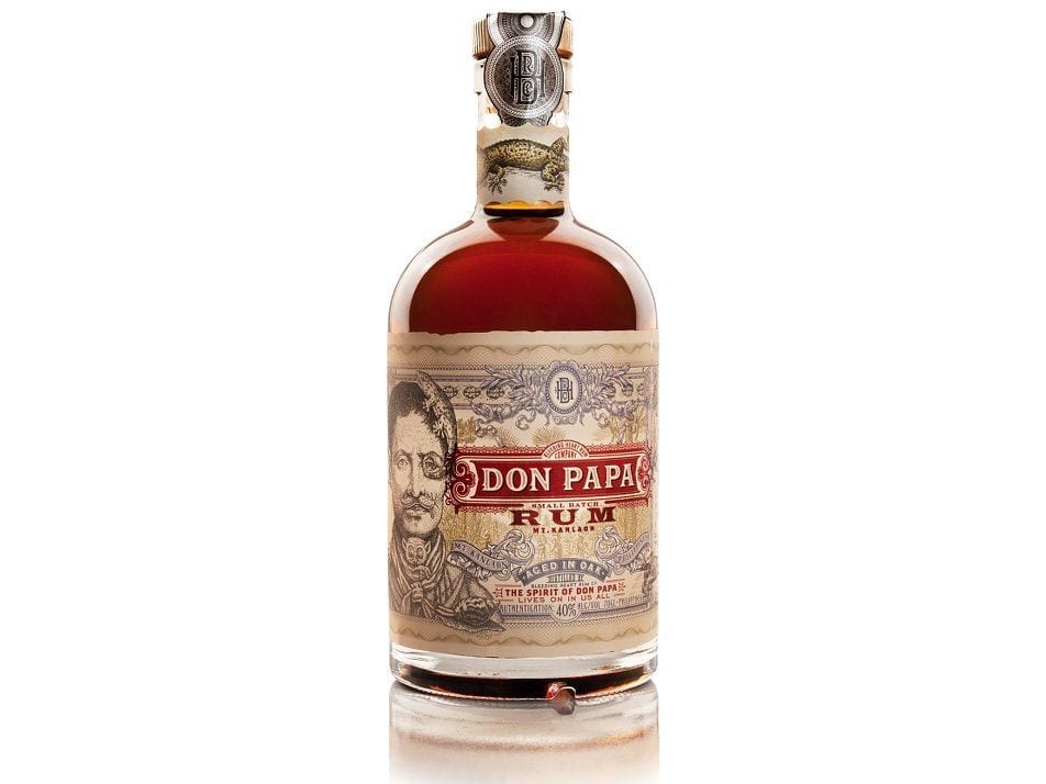 don papa rum bottle smoky spirits