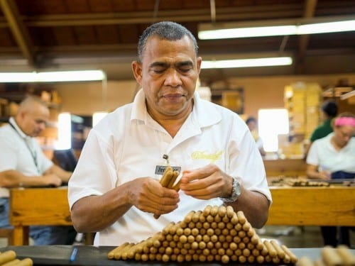 ramon emilio cruz torcedor inspector controlling cigars davidoff villa gonzalez dominican republic