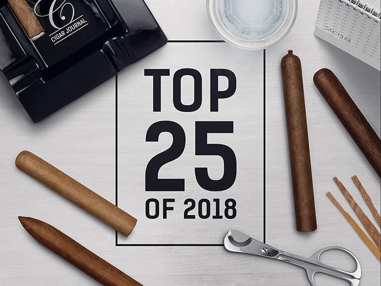 Cigar Journal Top 25 Cigars of 2018