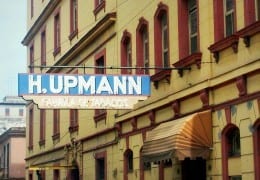 h upmann factory front view old factory sign