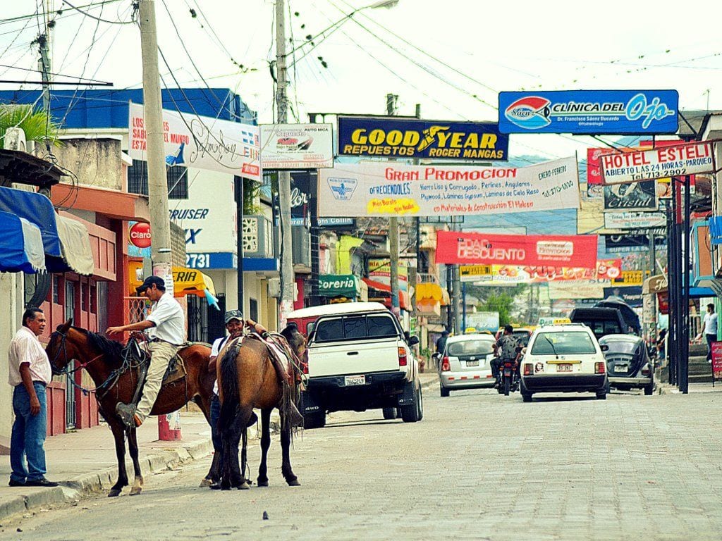 esteli street view commercials cars horses