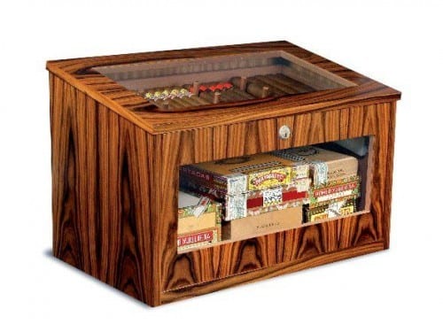 exclusive cabinet humidor hinged lid century-imperator integrated micro precision humidifier