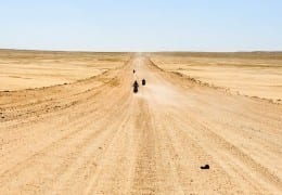heinrich villiger africa cigar bike tour 2012 bikers long sandy road