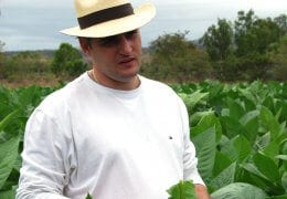 A.J. Fernandez in a Tobacco Field