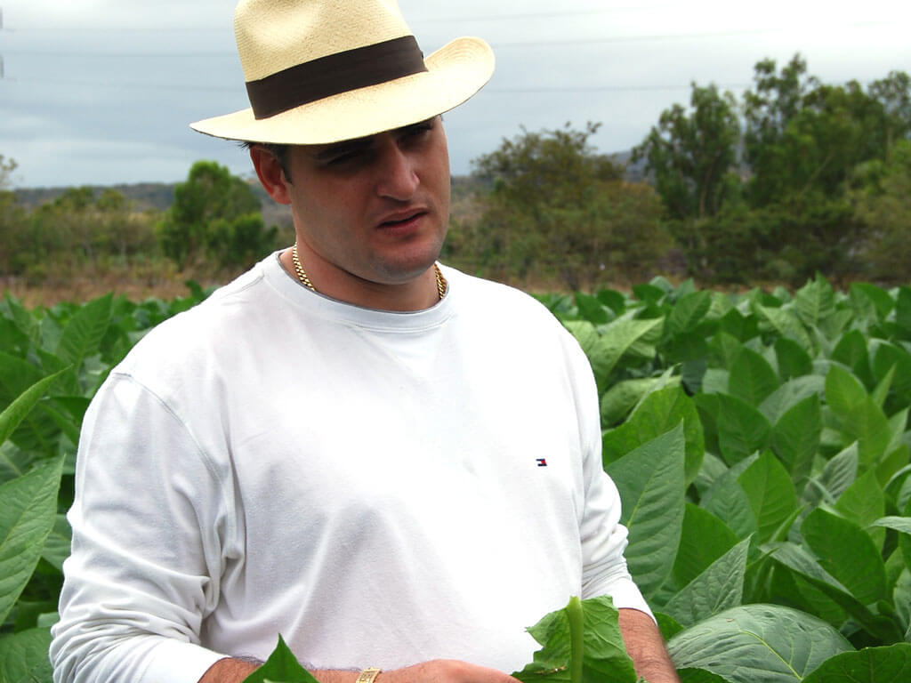 A.J. Fernandez in a Tobacco Field
