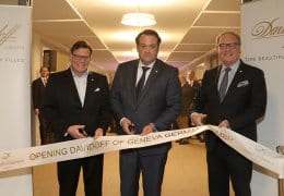 Eröffnung Davidoff Deutschland Martin Kaufmann, Olaf Ruf, Hans Kristian Hoejsgaard