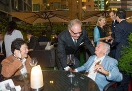 Davidoff CEO Hoejsgaard and Bob Hawke