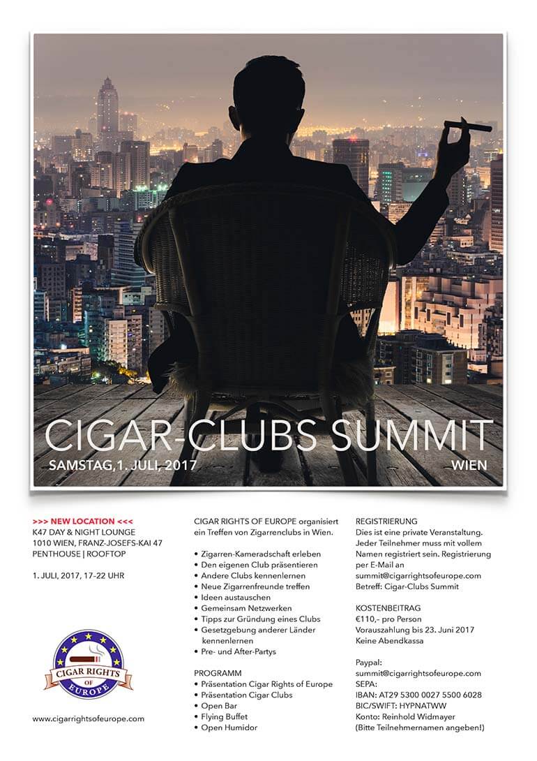 Cigar Clubs Summit 2017 Programm