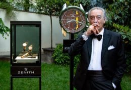Hotel Bulgari Mailand Feier Zenith Uhr und Francesco Minetti