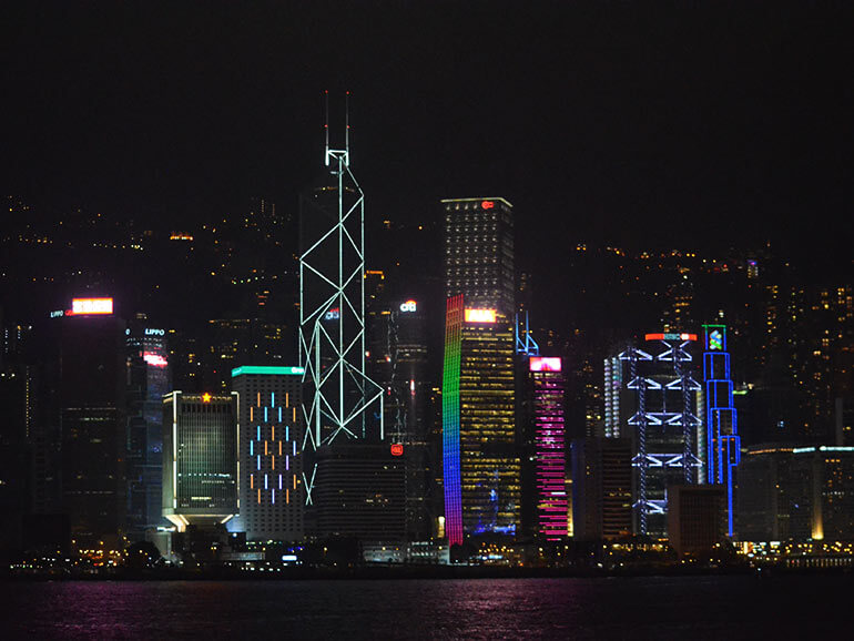 HongKong City at Night