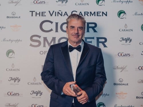 Chris Noth crowned Cigar Smoker of the year 2018